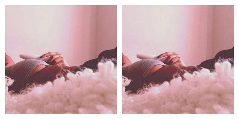 woman laying with Chakrub
