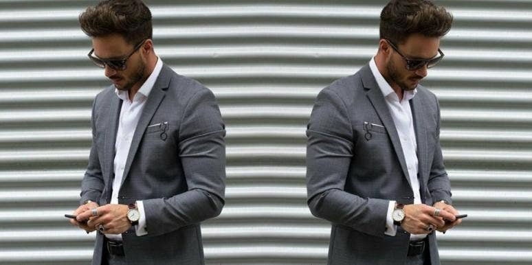 man on phone man on phone