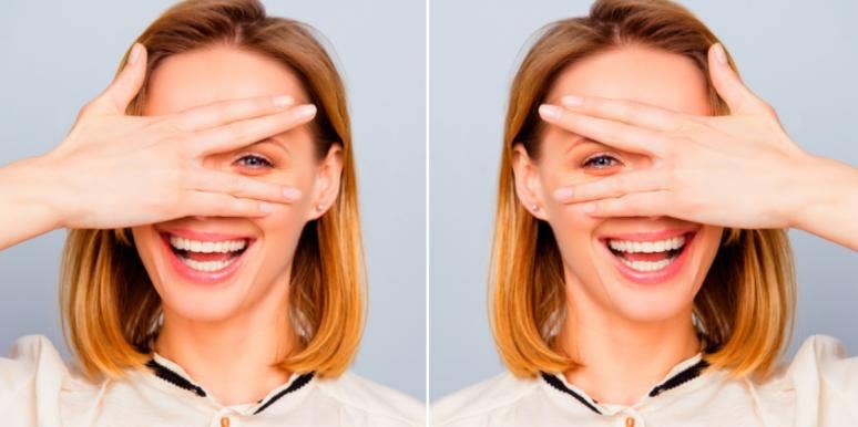 how to treat yourself with an at home facial woman treating herself with an at home facial