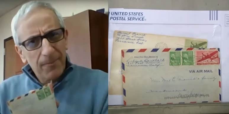 Man Searches For Recipient Of 75 Years Late Mail Gary Katen and the 75 year old letters