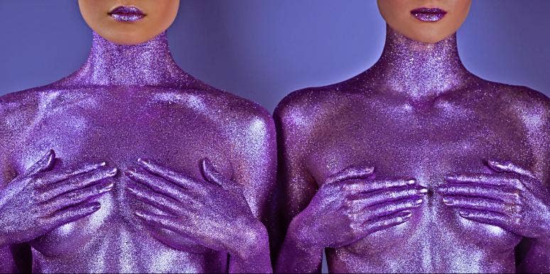 Glitter Boobs Are A Thing — Thanks A LOT Coachella Glitter Boobs Are A Thing — Thanks A LOT Coachella