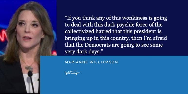 Marianne Williamson quotes democratic debate presidential candidate Marianne Williamson quotes democratic debate presidential candidate