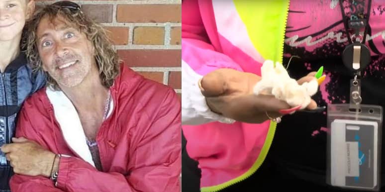 NY Teacher Accused Of Making Black Students Pick Cotton & Wear Handcuffs For Lesson On Slavery Patrick Rausch and cotton in the hand of a black parent