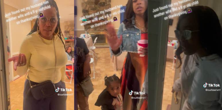 Wife Finds Out Her Husband Of 25 Years Has Been Married To Another Woman for 10 Woman arguing with man's wife