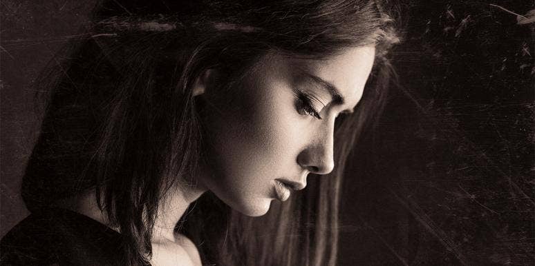 Happy Photos On Facebook Don't Mean A Happy Life sad woman