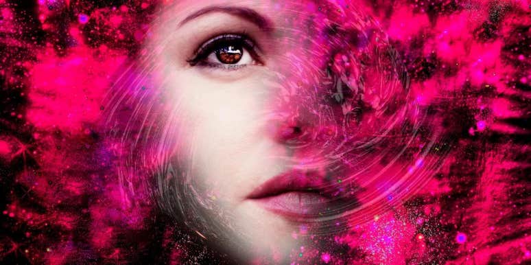Why Some People Think The Rh-Negative Blood Type Is Actually Alien DNA half of a woman's face