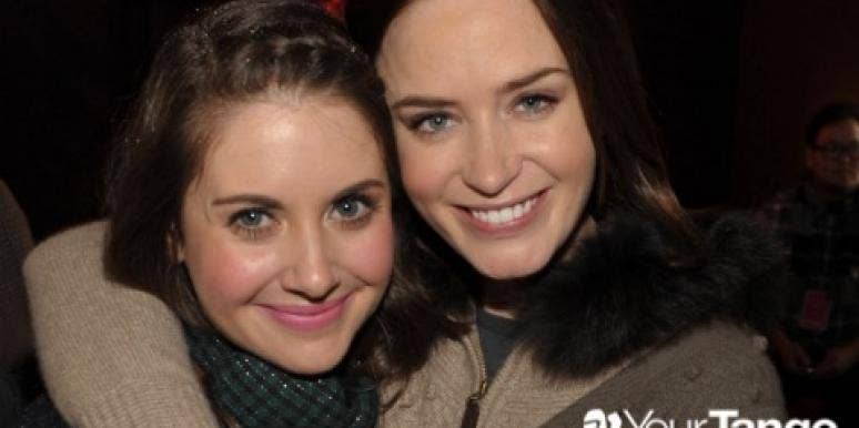 Emily Blunt & Alison Brie On Love, Exes And ... Passing Gas? Alison Brie and Emily Blunt