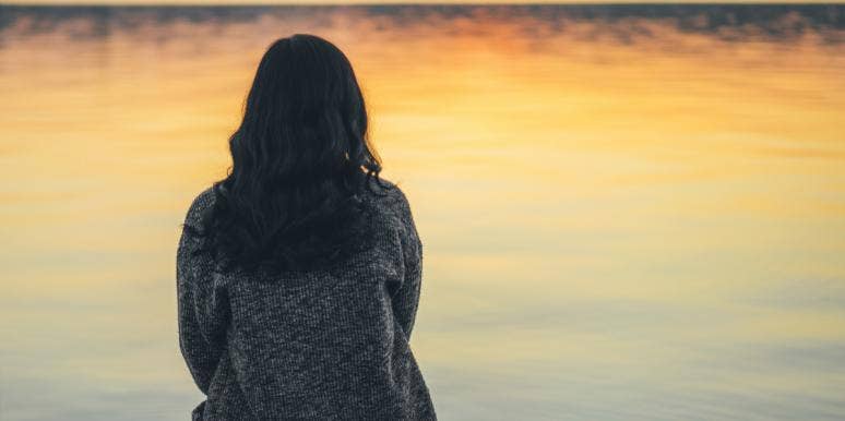 I Accepted That You Left, So Why Are You Coming Back Now woman facing water
