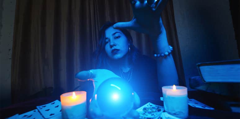 psychic woman crystal ball