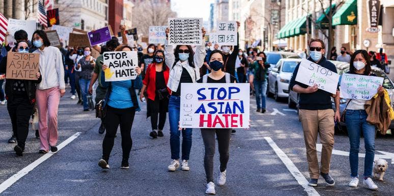 anti asian hate protest