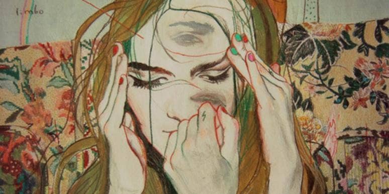 anxious woman anxious woman