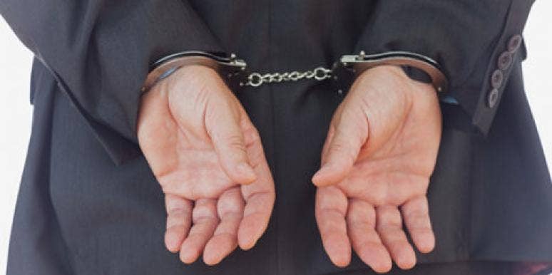 arrested man arrested man