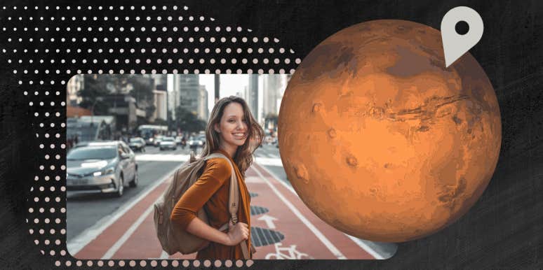 Pros And Cons Of Living Along Your Astrocartography Mars Line mars map