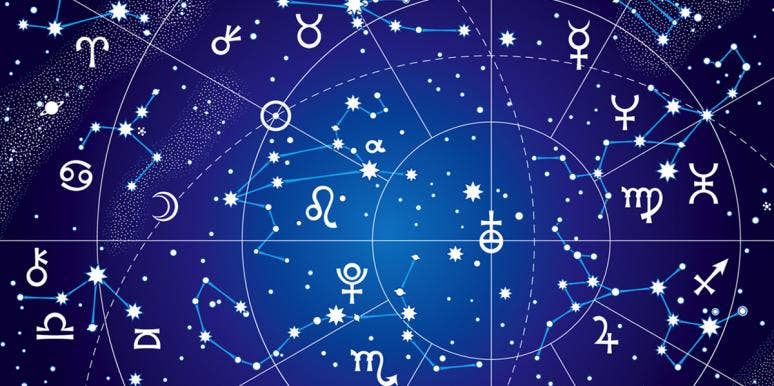 zodiac constellations and glyphs
