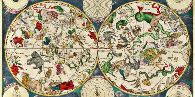 Astronomy Vs Astrology: 7 Common Questions Answered celestial map by the Dutch cartographer Frederik de Wit
