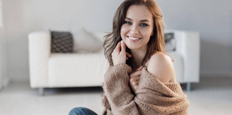 Attractiveness Isn't About Being Pretty — It's About Being Yourself smiling woman