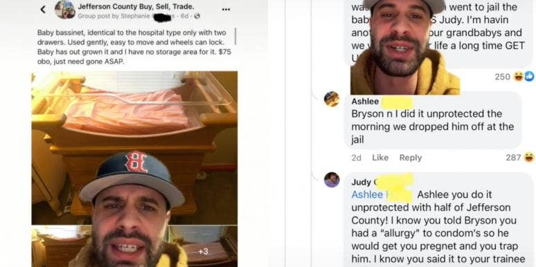 A Fight Ensues In The Comments Of A Bassinet Listing On Facebook nobodycaresanthony Tiktok