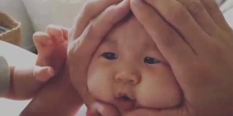 Parents Are Squishing Baby's Faces To Look Like Rice Balls