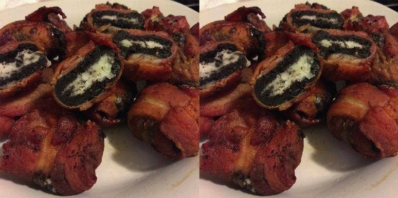 Bacon-Fried Oreos EXIST And You've Got To See This Insanity Bacon-Fried Oreos EXIST And You've Got To See This Insanity