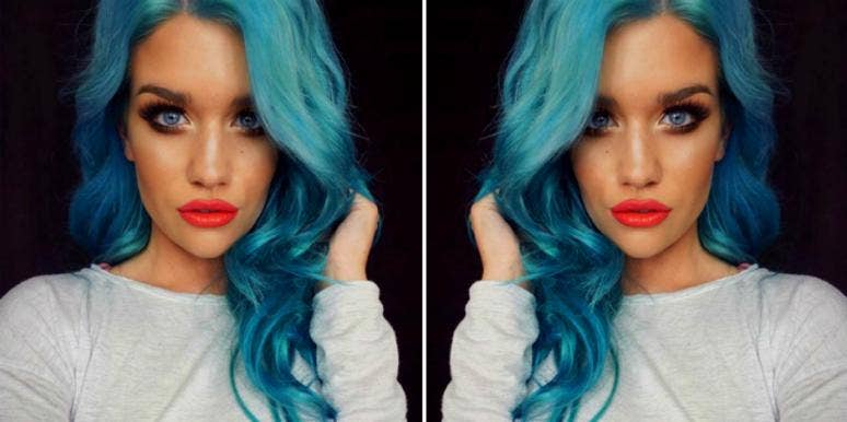 blue hair blue hair