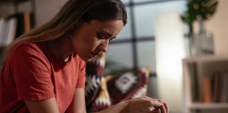 My Best Friend Cheated On Her Husband — And I Told Him worried woman