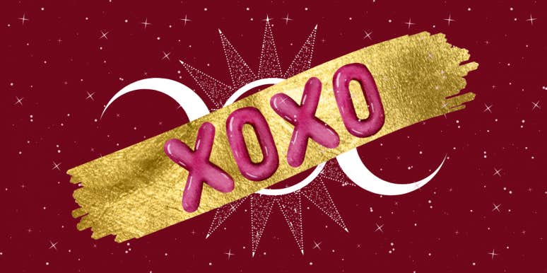 Which Zodiac Sign Is The Best Kisser, According To Astrology xoxo, gold and pink tones