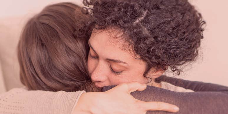 The Best Response When I Told A Friend I Was Getting Divorced two woman hugging each other