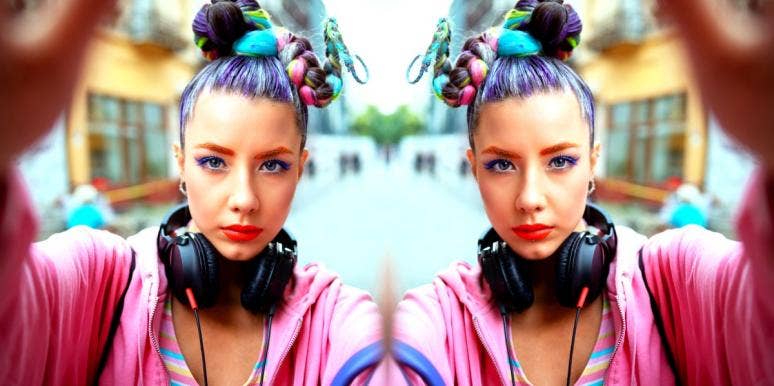 75 Best Songs About Unrequited Love woman with colorful clothes and hair