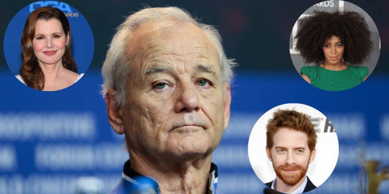 Bill Murray's History Of Alleged Misconduct & Inappropriate Behavior Bill Murray, Solange Knowles, Geena Davis, Seth Green