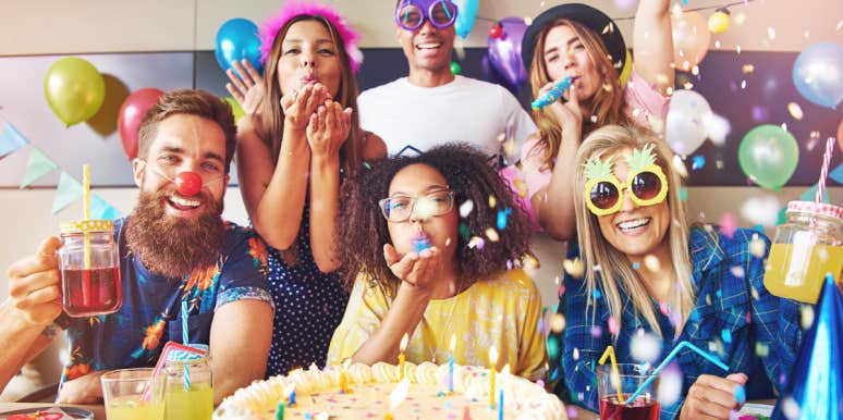 Woman Forces Husband To Celebrate Sister's Birthday While He's At A Work Meeting People celebrating birthday
