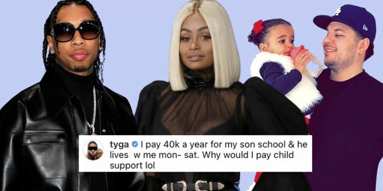 Does Blac Chyna Have Custody Of Her Kids? Rob Kardashian And Tyga Responds To No Child Support Claims Tyga, Blac Chyna, Rob Kardashian