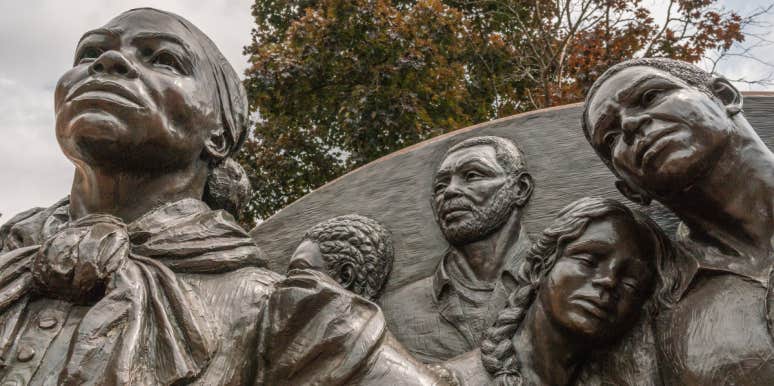 How Teachers Are Navigating Black History Month After Bans On Critical Race Theory Harriet Tubman statue in Boston