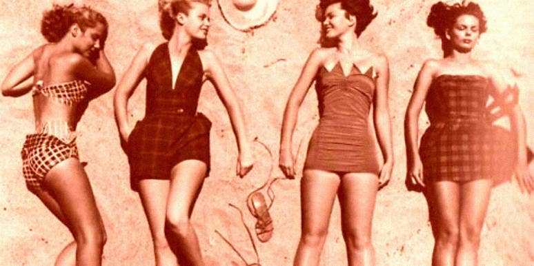 women on the beach women on the beach