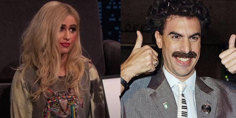 Irina Novak and Sacha Baron Cohen Irina Novak and Sacha Baron Cohen
