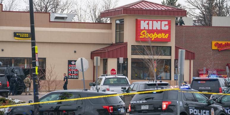 Why Do Armed White Men Get Arrested & Unarmed Black Men Get Shot? King Soopers supermarket, location of the Boulder shooting