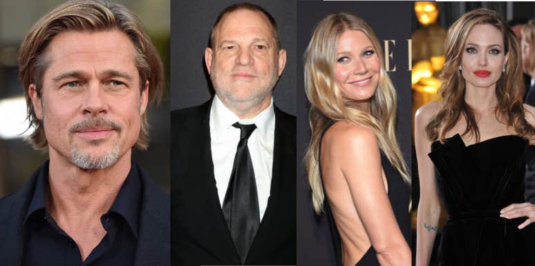 Brad Pitt Worked With Harvey Weinstein Even After Angelina Jolie & Gwyneth Paltrow Warned Him Of His Sexual Abuse Angelina Jolie, Brad Pitt, Harvey Weinstein, Gwyneth Paltrow