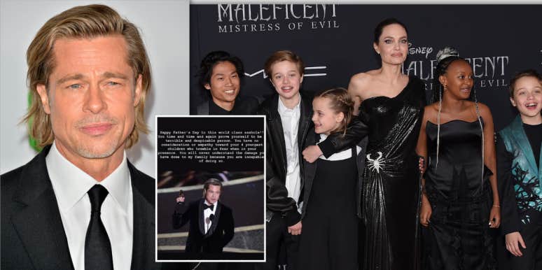 Angelina Jolie's Son Allegedly Slams Brad Pitt In Instagram Story Brad Pitt, Angelina Jolie, Jolie-Pitt kids
