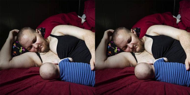 Transgender Dad Chestfeeds His Son After Giving Birth To Him