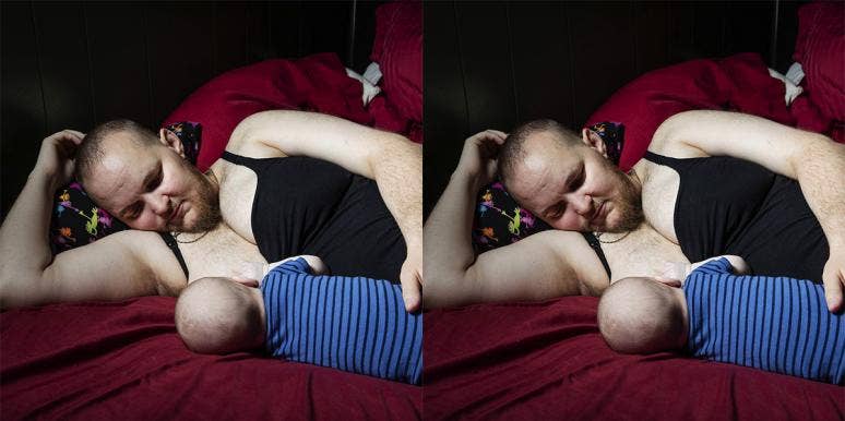 Transgender Dad Chestfeeds His Son After Giving Birth To Him Transgender Dad Chestfeeds His Son After Giving Birth To Him