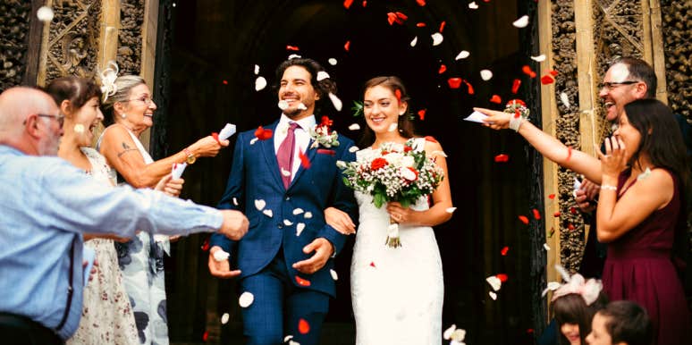 Bride Abandoned Fiancé At Altar After Hearing His Private Conversation With His Sister Bride and groom leaving church after wedding