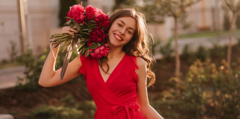 Bride Ruined Cousin's Plot To Wear Red To Her Wedding To Reveal That She Slept With The Groom woman in red dress