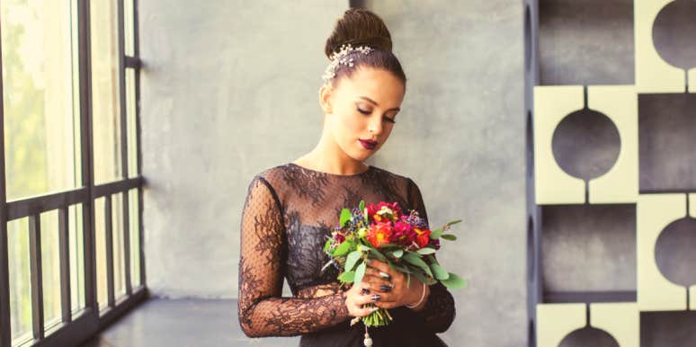 Woman Wore A Black Wedding Dress As Part Of A Revenge Plan Against In-Laws Bride in black wedding dress