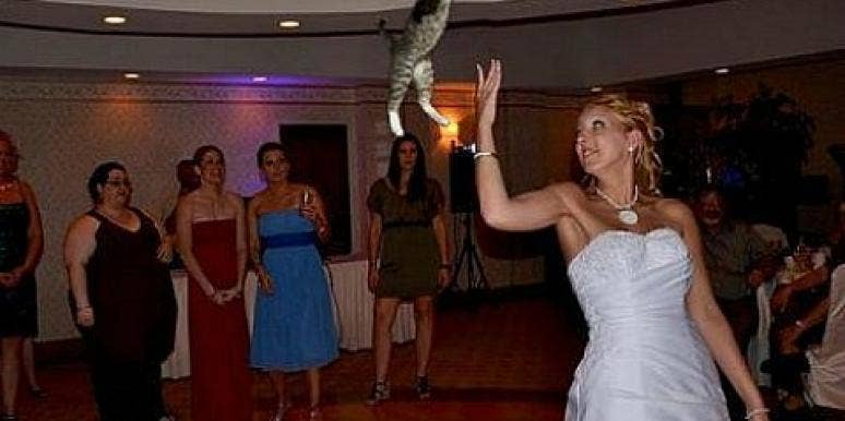 Forget Bouquets! Here Are 15 Brides Throwing Cats Forget Bouquets! Here Are 15 Brides Throwing Cats