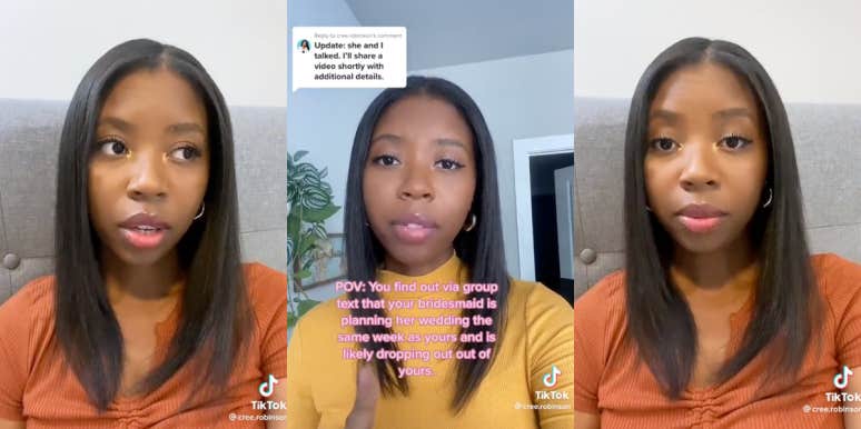 Bridesmaid Drops Out Of Wedding To Plan Her Own Ceremony The Same Week Cree Robinson