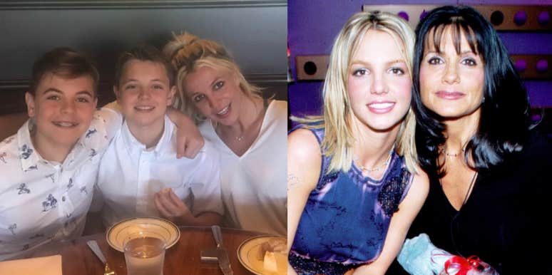 Britney Spears Claims Lynne Spears "Hit Her" After She Came Home From Partying While Lynne Cared For Her Sons Britney Spears, Sean Federline, Jayden Federline, Lynne Spears