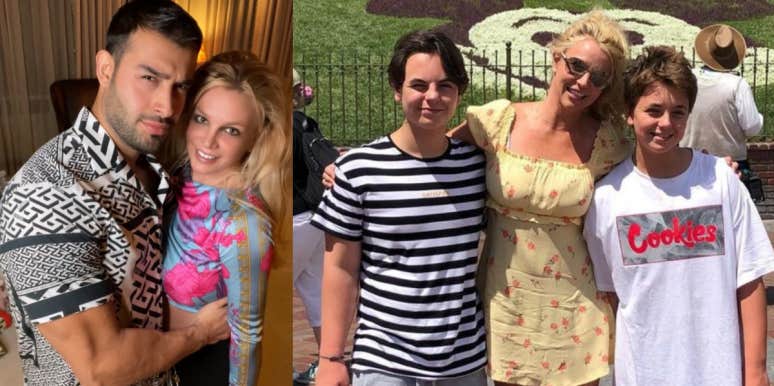 Does Sam Asghari Get Along With Britney Spears' Sons? Britney Spears, Sam Asghari, Sean Preston Federline, Jayden James Federline