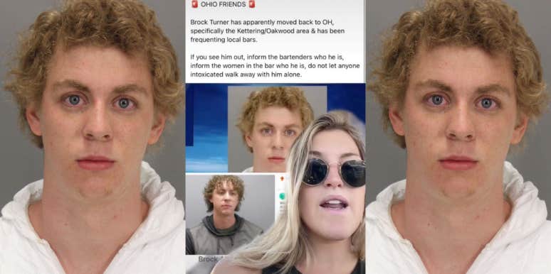 Ohio Women Warn Each Other About Brock Turner After Alleged Sightings Brock Turner, TikTok post