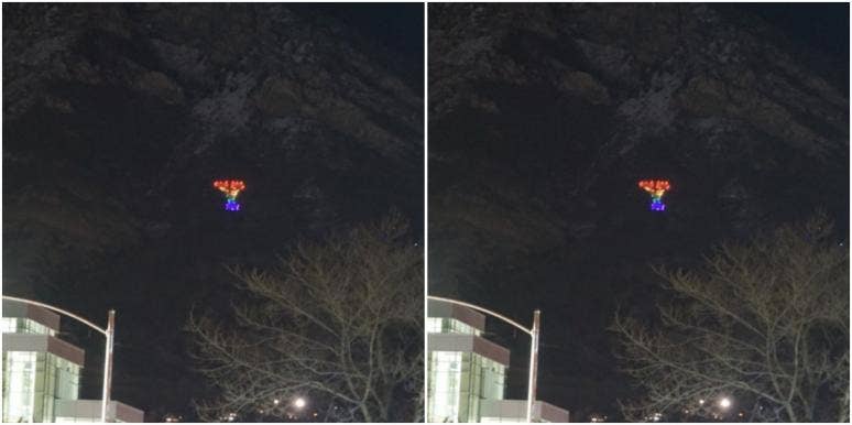 Interview With BYU Student Who Lit Up The Y With Rainbow Pride BYU Y lit up in rainbow pride