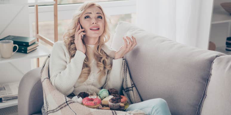 Why I Still Want To Call You When Something Goes Wrong woman on phone crying