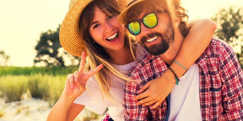 Can You Be Friends With Your Ex? smiling exes who are able to be friends